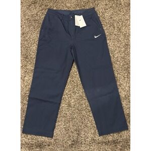 Nike Women Blue Sample Golf Activewear Pants Straight Leg Size 8 FN5949-491